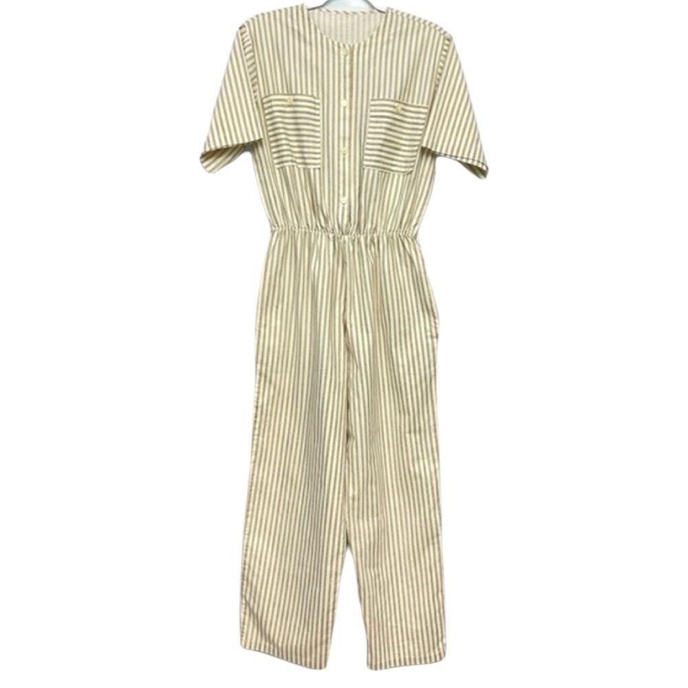 🌻3 for $25 SALE- Striped Button Down Jumpsuit